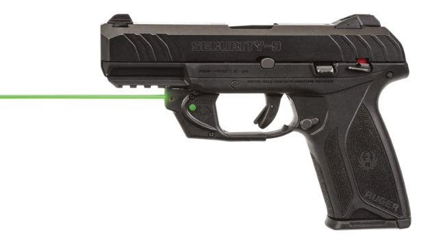 Picture of Viridian 9120023 Green Laser Sight for Ruger Security 9 and 380 Full-Size and Compact E-Series Black