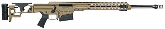 Picture of Barrett 18491 MRAD  308 Win 22" 10+1 Flat Dark Earth Cerakote Flat Dark Earth Folding with Adjustable LOP Stock Black Polymer Grip Right Hand