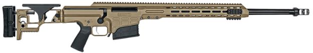 Picture of Barrett 18497 MRAD  6.5 Creedmoor 24" 10+1 Flat Dark Earth Cerakote Flat Dark Earth Folding with Adjustable LOP Stock Black Polymer Grip Right Hand