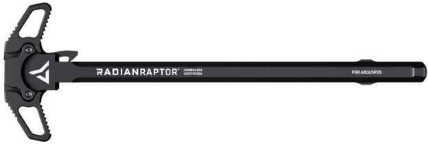 Picture of Radian Weapons R0007 Raptor  Ambi Charging Handle, Black, Fits Mil-Spec AR-10/SR-25 Platform