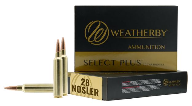 Picture of Weatherby M28NS163HCB Select Plus  28Nosler 163gr Hammer Custom 20 Per Box/10 Case