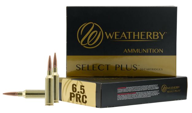 Picture of Weatherby R65PRC156EH Select Plus  6.5PRC 156gr Berger Elite Hunter 20 Per Box/10 Case