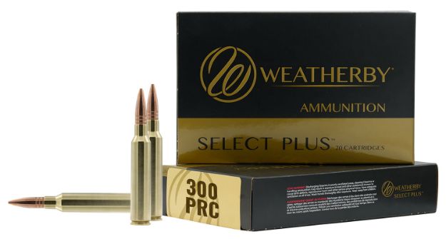 Picture of Weatherby M300P195HCB Select Plus  300PRC 195gr Hammer Custom 20 Per Box/10 Case