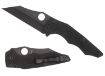 Picture of Spyderco C253GPBBK YoJumbo  3.98" Folding Wharncliffe Plain Black DLC CPM S30V SS Blade/Black Textured G10 Handle Includes Pocket Clip