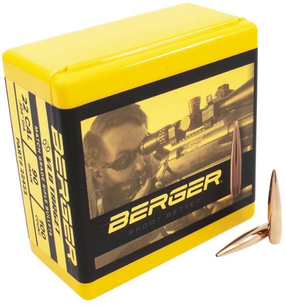 Picture of Berger Bullets 22423 VLD Target Match Grade 22Cal 90gr 100/Box