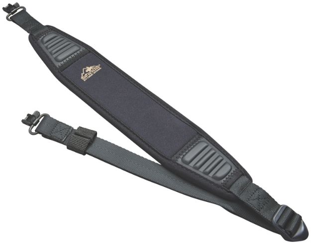 Picture of Butler Creek 23616 Rhino Rib Rifle/Shotgun Sling Black Nylon Padded Design Features Uncle Mike's QD Swivels