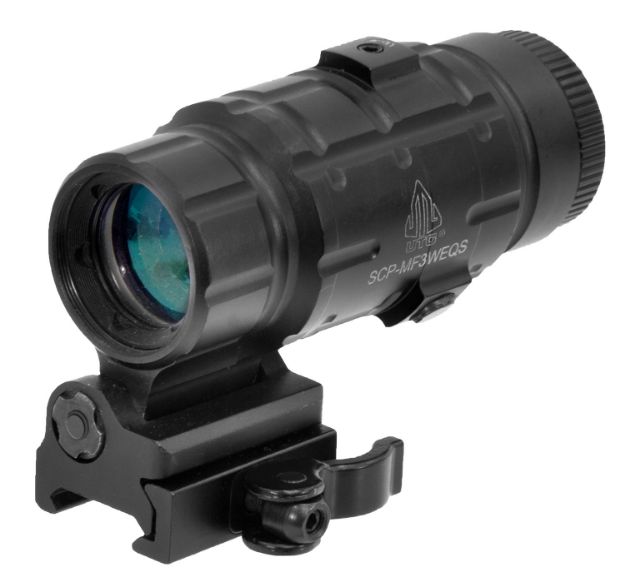 Picture of UTG SCPMF3WEQS 3x Magnifier  Black Anodized 37 mm