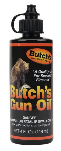 Picture of Butchs 2948 Bench Rest Gun Oil 4 oz Squeeze Bottle