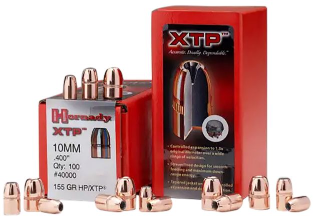 Picture of Hornady 40060 XTP  10mm Auto .400 200 gr Hollow Point XTP 100 Per Box/ 15 Case