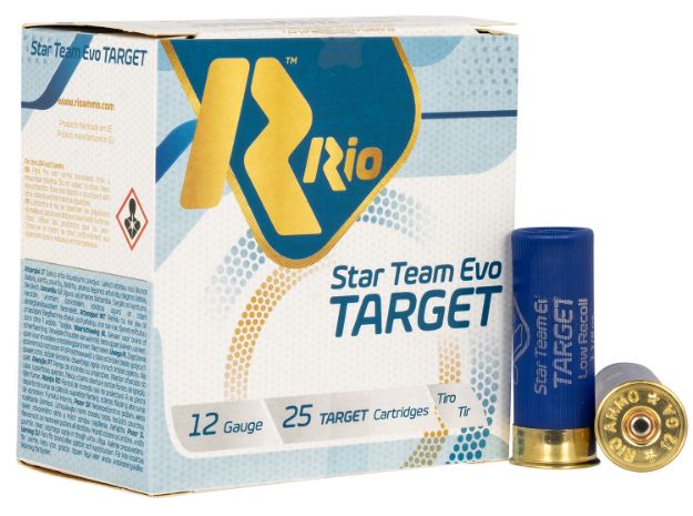 Picture of Rio Ammunition STT32LR8 Star Team EVO Target 12Gauge 2.75" 1 1/8oz 8Shot 25 Per Box/10 Case