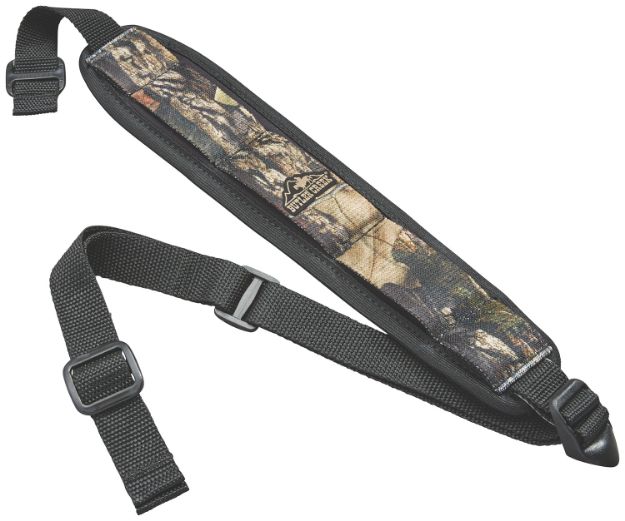 Picture of Butler Creek 180017 Comfort Stretch Rifle Sling Sling Mossy Oak Break-Up Country Neoprene w/Non-Slip Grippers 20"-46" OAL 2.50" Wide Adjustable Design