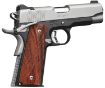 Picture of Kimber Mfg.,inc 3200055CA Pro CDP II (CA) 45 ACP 7+1 4" Satin Silver Stainless Steel Slide Matte Black KimPro II Rosewood Double Diamond Grip