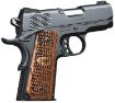 Picture of Kimber Mfg.,inc 3200150CA Ultra Raptor II (CA) 45 ACP 7+1 3" Matte Black Steel Slide Zebra Wood, Scale Pattern Kimber Logo Grip