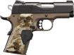 Picture of Kimber Mfg.,inc 3200167CA Ultra Covert II (CA) 45 ACP 7+1 3" Matte Black Steel Slide Dark Earth KimPro II Digital Camo w/ Kimber Logo Grip