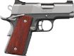 Picture of Kimber Mfg.,inc 3000245 Ultra CDP 45 ACP 7+1 3" Satin Silver/KimPro II Front Serrations Charcoal Gray/KimPro II Rosewood Grip