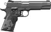 Picture of Kimber Mfg.,inc 3000235 Custom  45 ACP 7+1 5" Stainless Front Serrations Charcoal Gray/KimPro II Slide Charcoal Gray/KimPro II Crimson Trace Urban Camouflage Grip