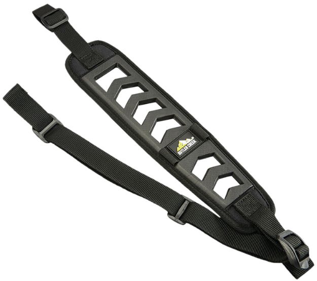 Picture of Butler Creek 190034 Featherlight Rifle Sling Black Foam 22"-36" OAL 3" Wide Adjustable Design  2 Cartridge Loops (Swivels NOT Included)