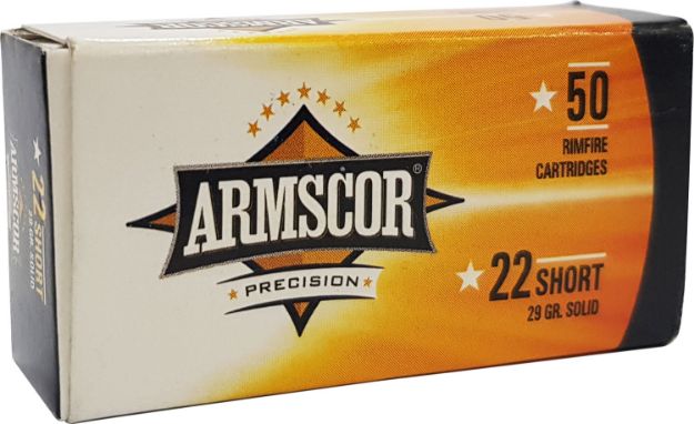 Picture of Armscor 50415 Precision  22Short 29gr Solid Point 50 Per Box/100 Case