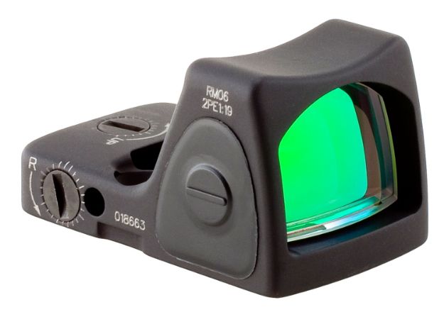 Picture of Trijicon 700672 RMR Type 2 Matte Black 1 x 0.87" x 0.63" 3.25 MOA Red Dot