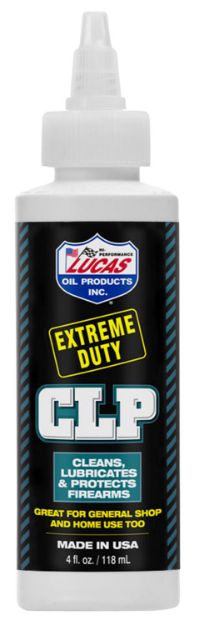 Picture of Lucas Oil 10915 Extreme Duty CLP Cleans, Lubricates, Prevents Rust & Corrosion 4 oz Squeeze Bottle