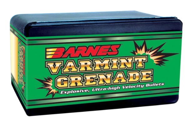 Picture of Barnes Bullets 30171 Varmint Grenade Ultra High Velocity 22Cal 36gr Flat Base Hollow Point 100/Box