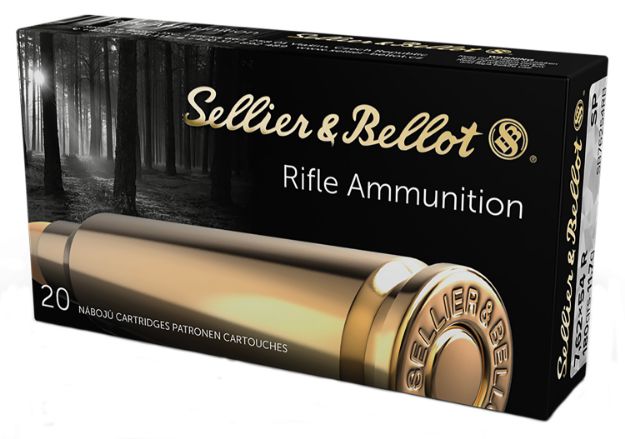 Picture of Sellier & Bellot SB76254RB Rifle  7.62x54mmR 180gr Soft Point 20 Per Box/20 Case