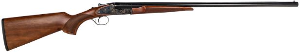 Picture of CZ-USA 06401 Sharp-Tail  12 Gauge 3" 2rd 28" Black Hard Chrome Side by Side Barrel, Color Case Hardened Metal Finish, Turkish Walnut Stock Includes 5 Chokes