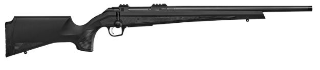 Picture of CZ-USA 07406 CZ 600 Alpha Full Size 6.5 Creedmoor 5+1, 22" Black Steel Threaded Barrel, Black Aluminum Receiver, Picatinny Rail, Black Fixed Soft Touch Stock, Right Hand