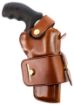 Picture of Galco WG2104 Wheelgunner 2.0  OWB Tan Leather Belt Slide Fits S&W L Frame/Ruger Security-Six Fits 4" Barrel Ambidextrous