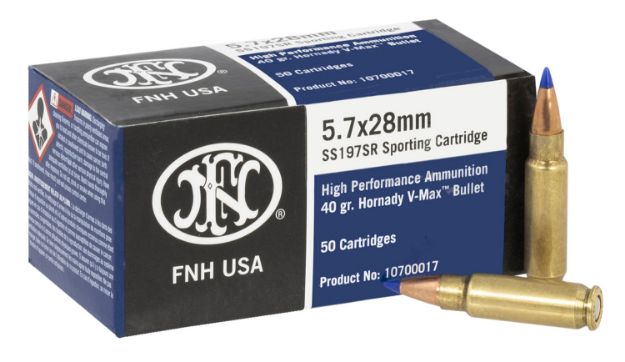 Picture of FN 10700017 High Performance  5.7x28mm 40gr Hornady V Max 50 Per Box/10 Case