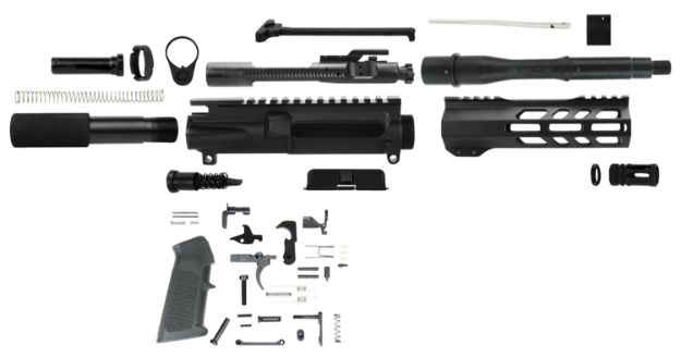 Picture of TacFire  AR Build Kit  5.56x45mm NATO 7.50" Barrel Black for AR Platform