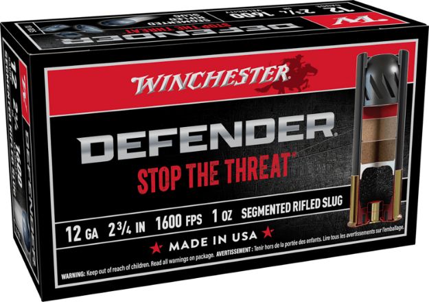 Picture of Winchester Ammo S12PDX1S PDX1 Defender  12Gauge 2.75" 1oz Rifled Slug Shot 10 Per Box/10 Case