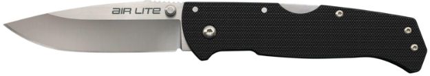 Picture of Cold Steel CS26WD Air Lite 3.50" Folding Drop Point Plain AUS-10A SS Blade/Black G10 Handle Includes Pocket Clip