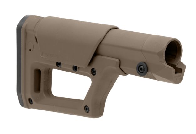 Picture of Magpul MAG1159-FDE PRS Lite Precision Stock Flat Dark Earth Polymer/Metal Adjustable w/Rubber Buttplate