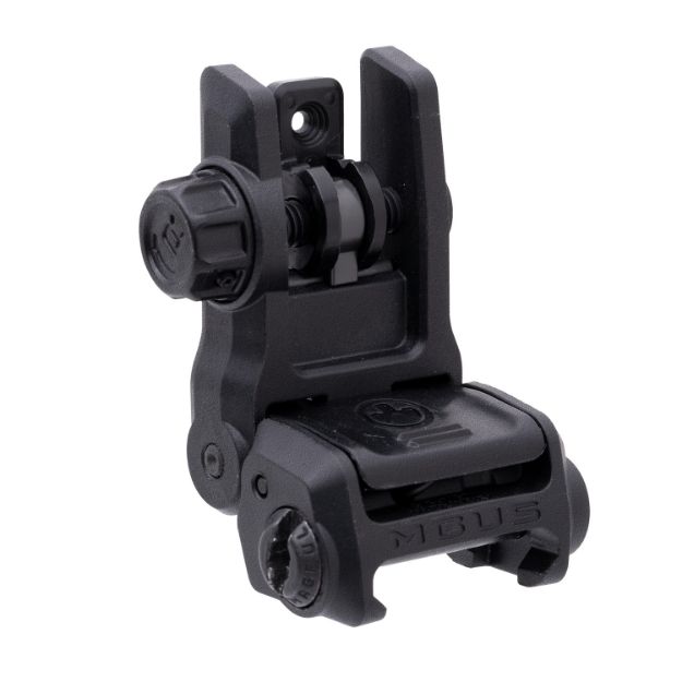 Picture of Magpul MAG1167-BLK MBUS 3 Sight Rear  Black Flip Up for AR-10/AR-15/M4/M16/M110/SR-25