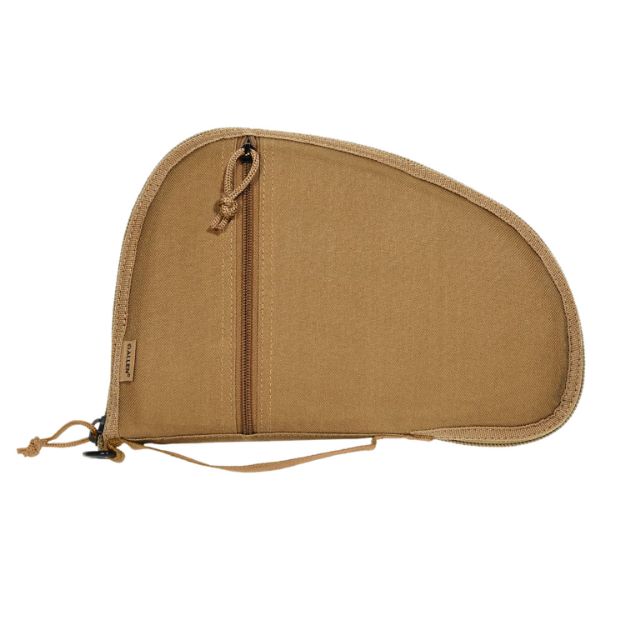 Picture of Allen 3614 Torrey  Handgun Case Coyote Tan Polyester, Small Accessory Pocket, Muzzle Pocket & Lockable Zipper 11.50" x 7.75" Exterior Dimensions