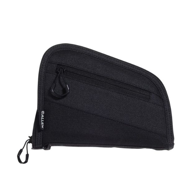 Picture of Allen 7753 Auto-Fit 2.0 Compact Handgun Case Thick Foam Padding w/Knit Interior, Exterior Pocket for Most 380 Semi-Auto, 9mm Subcompact & Snub-Nose Revolvers 7" L