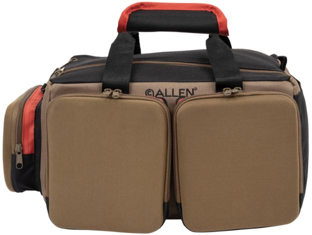 Picture of Allen 8305 Eliminator Rangemaster Tan Range Bag w/Pistol Rug, Multiple Exterior Pockets,  Rigid Bottom w/Feet For Stability