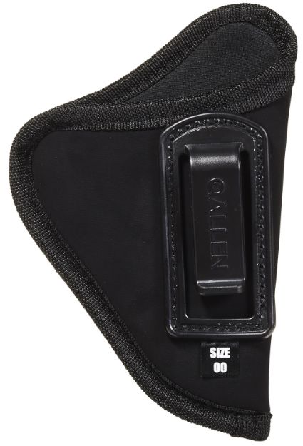 Picture of Allen 44600 Inside-The-Pant Conceal Carry Holster Size 00 IWB Black Ultrasuede Fabric, Fits Small/Medium DA Revolvers, Belt Mount Clip, Right Hand