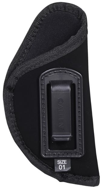 Picture of Allen 44601 Inside-The-Pant Conceal Carry Holster Size 01 IWB Black Ultrasuede Fabric, Fits Medium Frame Autos, Belt Clip Mount, Right Hand