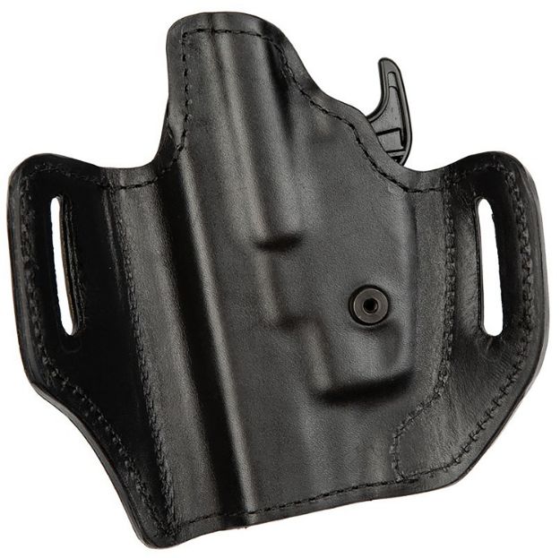 Picture of Bianchi 54502 Allusion Assent Pro-Fit OWB Size 04 Black Leather Belt Slide Fits Springfield XD Fits Sig P220 Fits FN FNP Left Hand