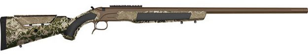 Picture of CVA PR3207NM Accura LR-X 50 Cal 209 Primer 30" Patriot Brown Nitride Cerakote Fluted Threaded Barrel, Realtree Hillside Adj Comb Synthetic Stock