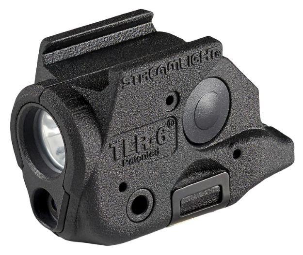 Picture of Streamlight 69287 TLR-6 Gun Light  Black 100 Lumens White LED/Red Laser Springfield Armory Hellcat