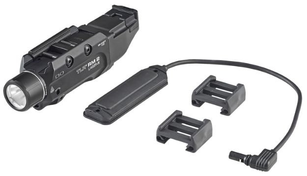 Picture of Streamlight 69447 TLR RM 2 Laser Rail Mounted Tactical Lighting System  Black 1000 Lumens White LED/Red Laser