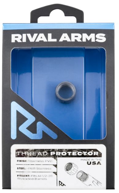 Picture of Rival Arms RARA300001D Thread Protector  9mm Luger Stainless PVD 416R Stainless Steel 1/2"-28 tpi