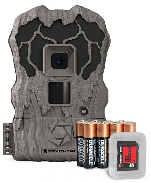 Picture of Stealth Cam STCQV18K QV18 Combo Brown 18MP Image Resolution, Low Glow Flash, Up to 32GB SD Card Memory, Features Integrated Python Provision Lock Latch