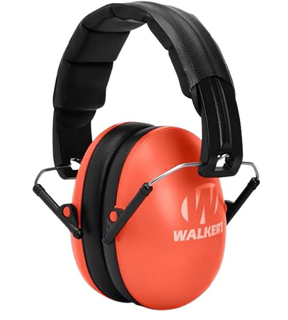 Picture of Walker's GWPFKDMCOR Youth Passive Muff 23 dB Over the Head Coral/Black Polymer