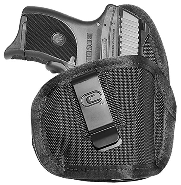 Picture of Crossfire Shooting Gear CRFTPSTLSRSA1S2R The Tempest Laser IWB Size 02 Black Ballistic Nylon Belt Clip Fits Subcompact 2-2.50" Barrel Right Hand