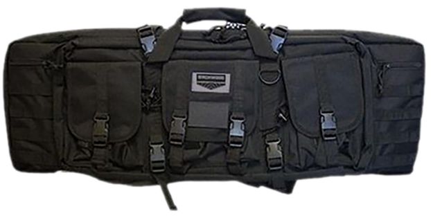 Picture of Birchwood Casey RBG36 Single Gun Case  36" Black 600D Polyester w/ Padded Straps/3 Large Storage Pockets & Dual Zippered Storage