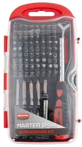 Picture of Birchwood Casey DLXSDS Master Screwdriver Kit  84 Pieces Includes Slotted/Philips/Torx/Hex Heads